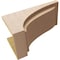 Ekena Millwork 10"W x 20"D x 10"H Wide Helena Rough Cedar Woodgrain TimberThane Corbel, Primed Tan CORUR10X20X10HELRCPR - alternate 4